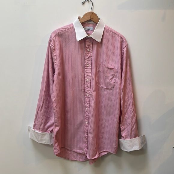 Aquascutum London Other - Vintage Aquascutum Dress Shirt. Pink stripes.‎ See description for size